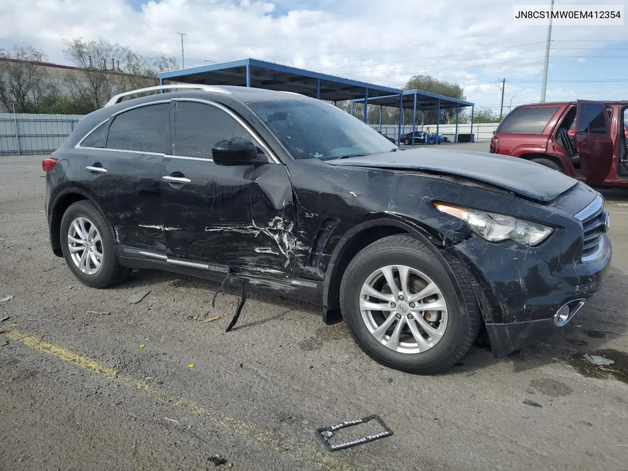 2014 Infiniti Qx70 VIN: JN8CS1MW0EM412354 Lot: 57900776