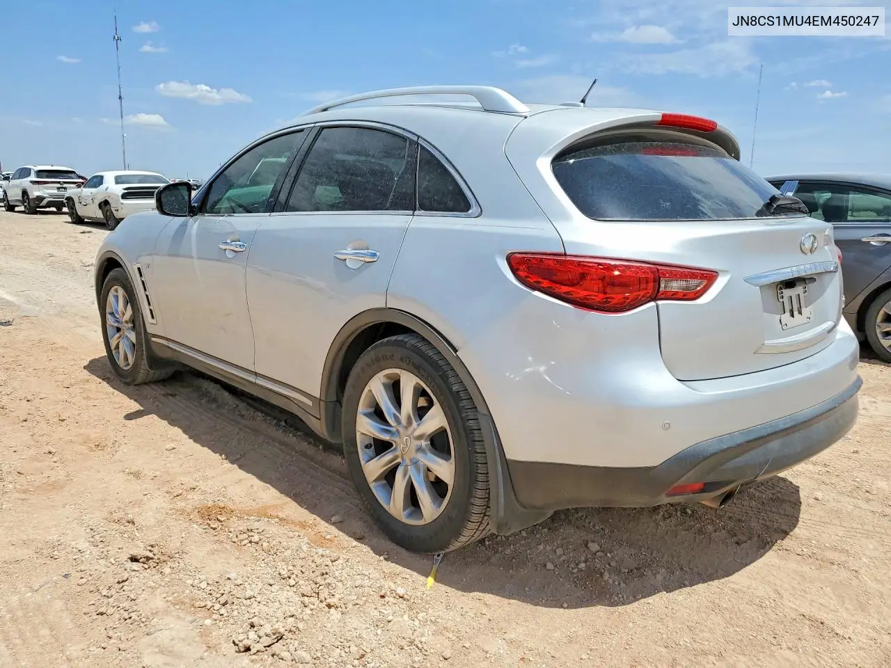 2014 Infiniti Qx70 Base VIN: JN8CS1MU4EM450247 Lot: 59166746