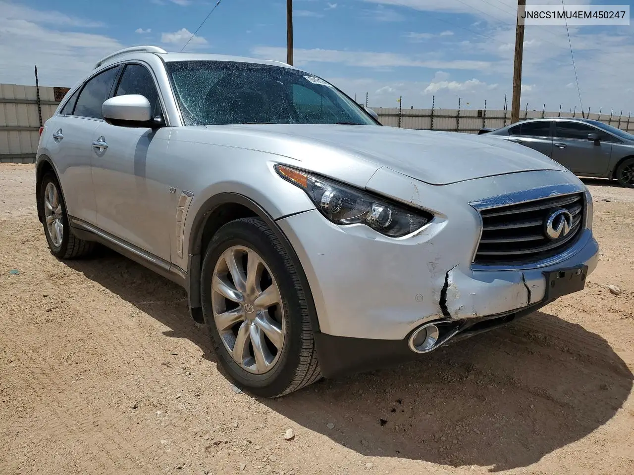 2014 Infiniti Qx70 Base VIN: JN8CS1MU4EM450247 Lot: 59166746