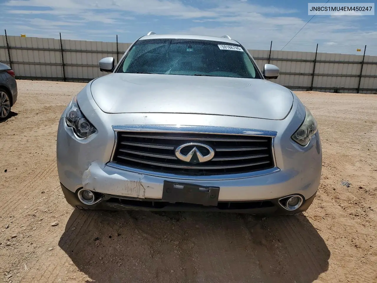 2014 Infiniti Qx70 Base VIN: JN8CS1MU4EM450247 Lot: 59166746