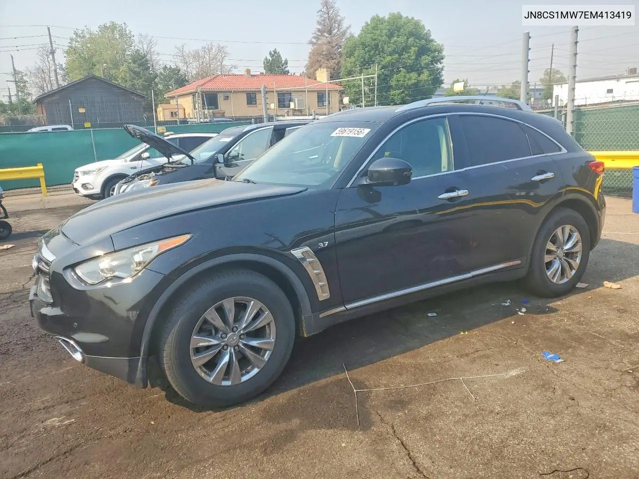 2014 Infiniti Qx70 Base VIN: JN8CS1MW7EM413419 Lot: 59619156