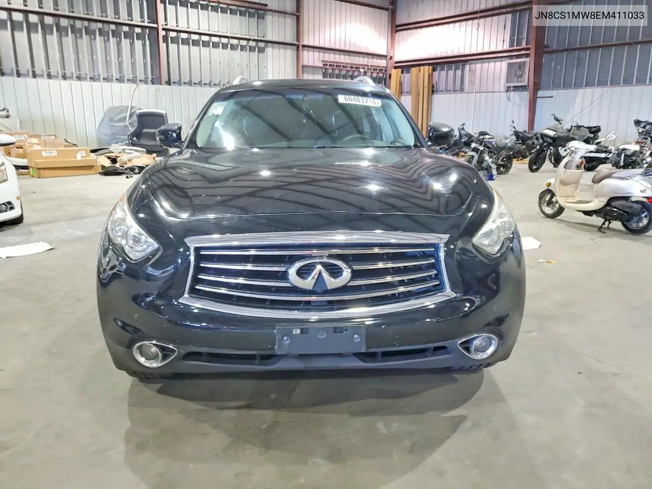 2014 Infiniti Qx70 Base VIN: JN8CS1MW8EM411033 Lot: 60403716