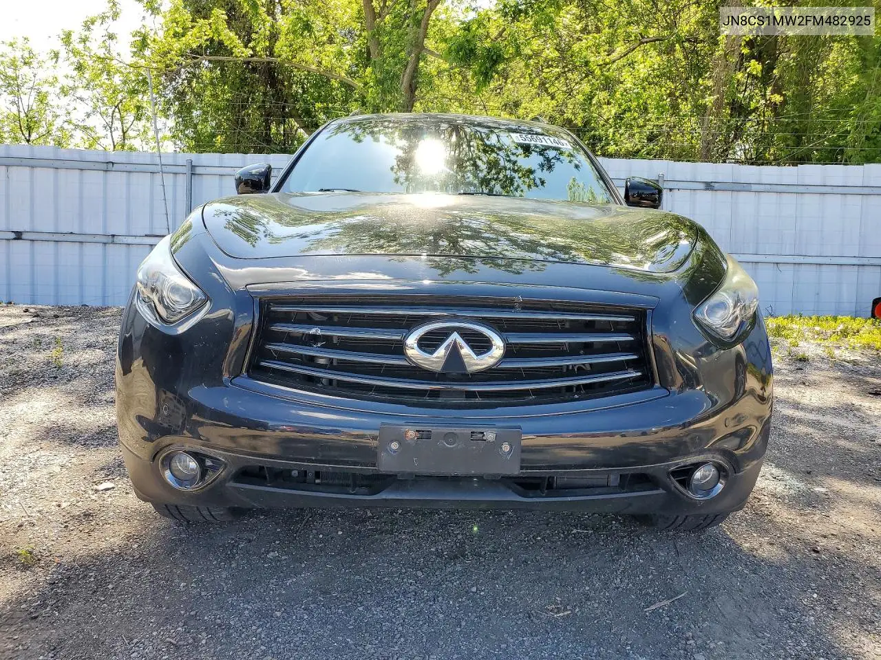 2015 Infiniti Qx70 Base VIN: JN8CS1MW2FM482925 Lot: 55691146