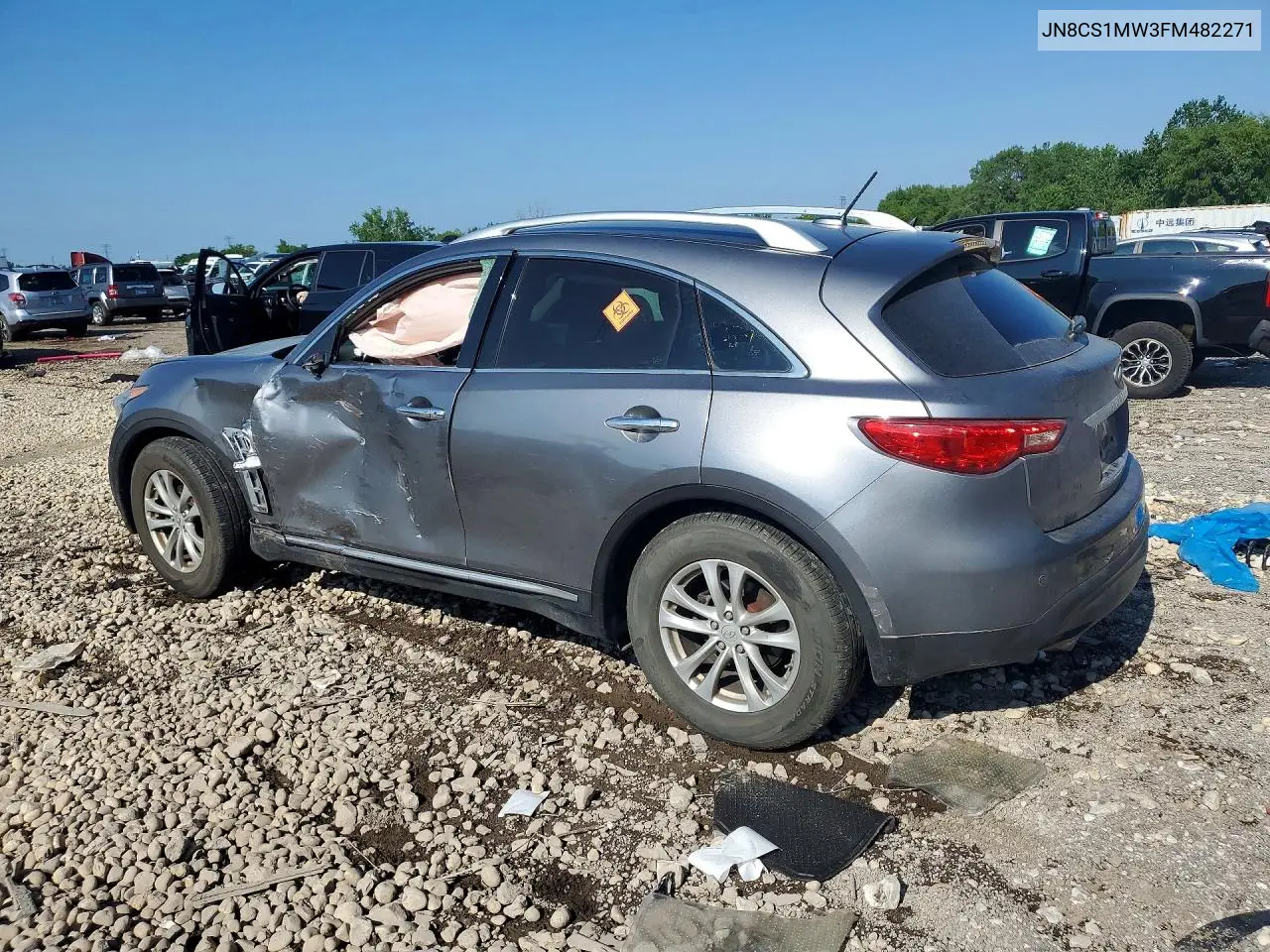2015 Infiniti Qx70 Base VIN: JN8CS1MW3FM482271 Lot: 57404666