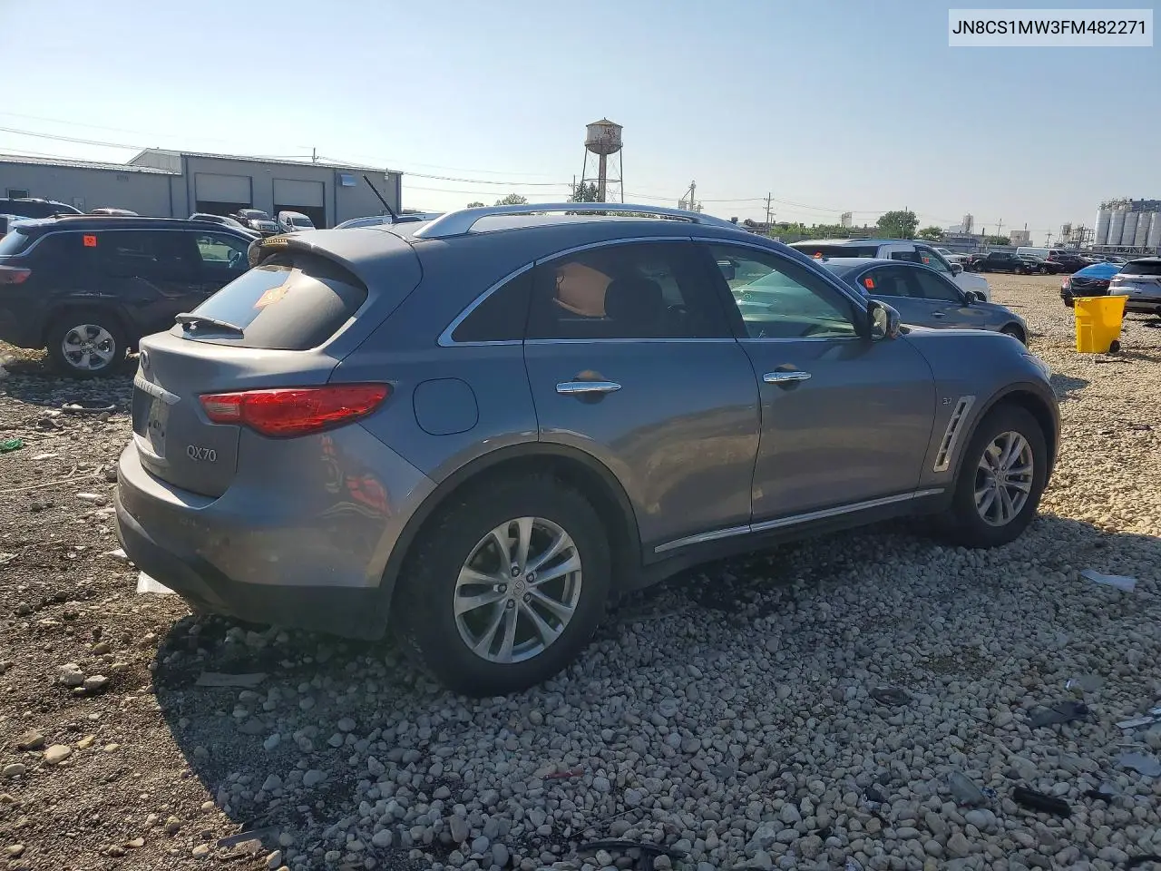 2015 Infiniti Qx70 Base VIN: JN8CS1MW3FM482271 Lot: 57404666