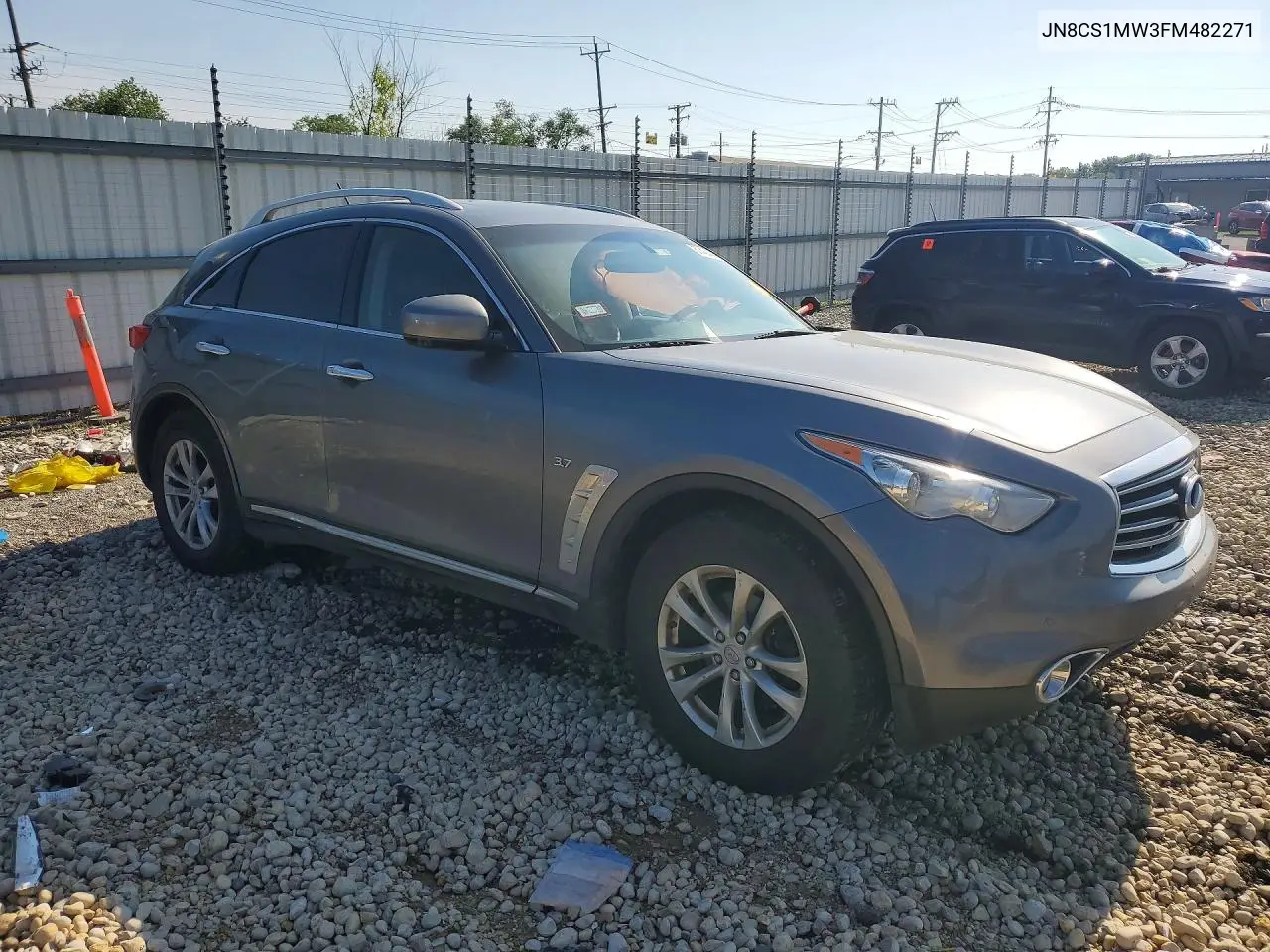 2015 Infiniti Qx70 Base VIN: JN8CS1MW3FM482271 Lot: 57404666
