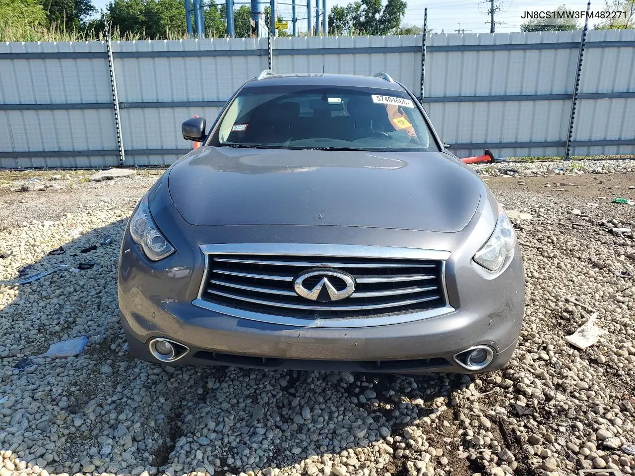2015 Infiniti Qx70 Base VIN: JN8CS1MW3FM482271 Lot: 57404666