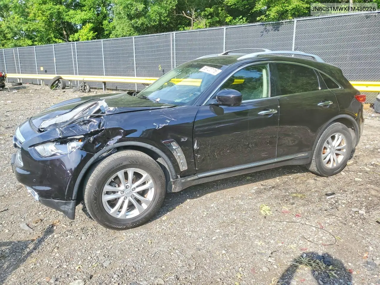 2015 Infiniti Qx70 Base VIN: JN8CS1MWXFM480226 Lot: 58720116