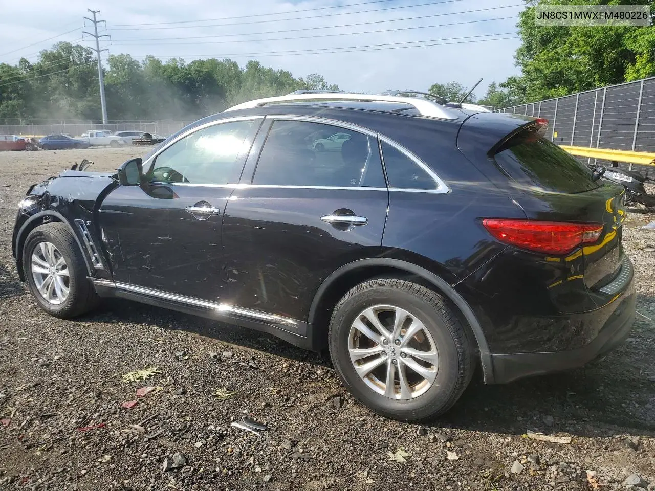 2015 Infiniti Qx70 Base VIN: JN8CS1MWXFM480226 Lot: 58720116