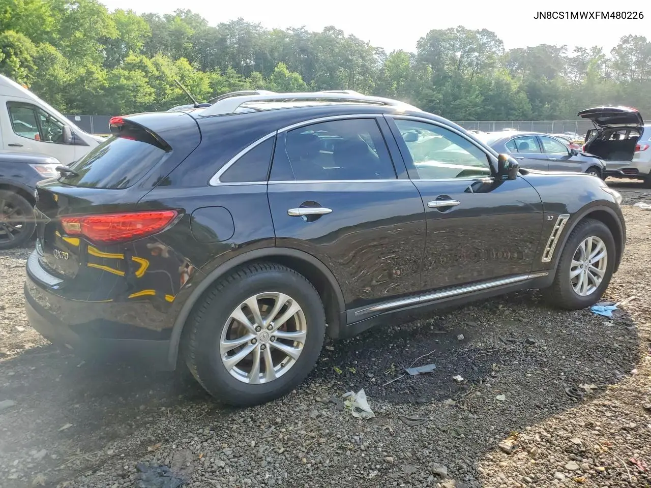 2015 Infiniti Qx70 Base VIN: JN8CS1MWXFM480226 Lot: 58720116
