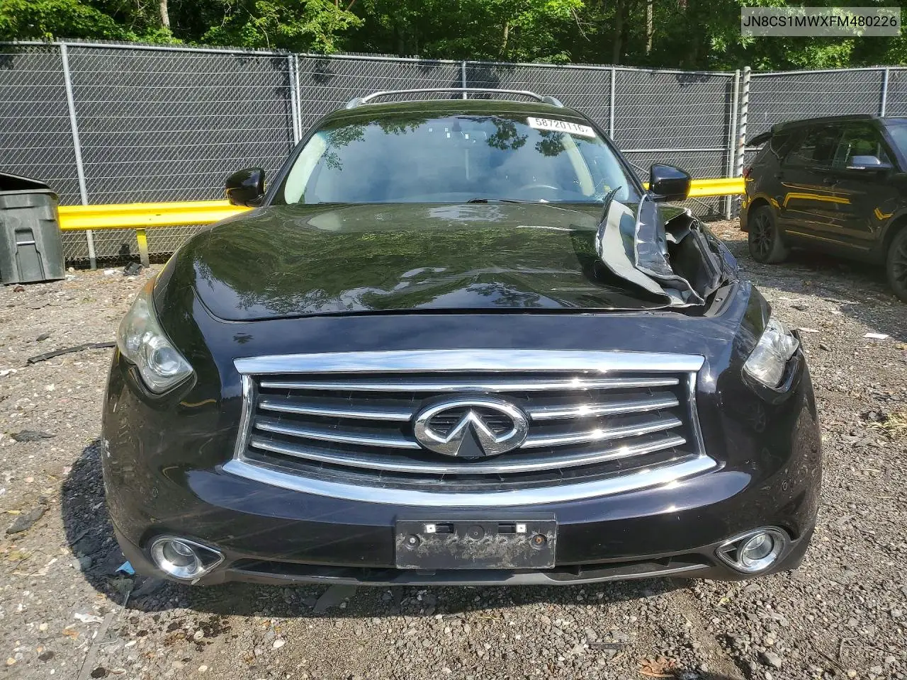 2015 Infiniti Qx70 Base VIN: JN8CS1MWXFM480226 Lot: 58720116