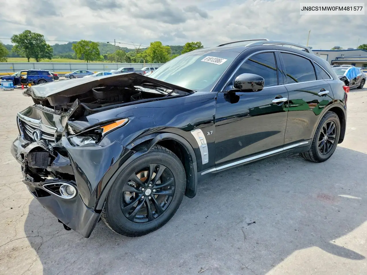 2015 Infiniti Qx70 Base VIN: JN8CS1MW0FM481577 Lot: 61812386