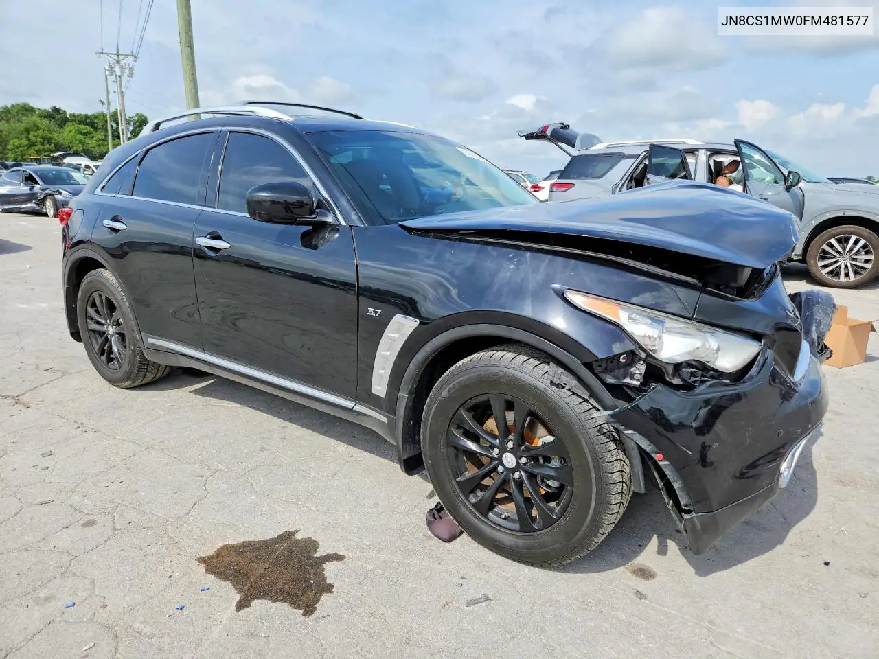 2015 Infiniti Qx70 Base VIN: JN8CS1MW0FM481577 Lot: 61812386