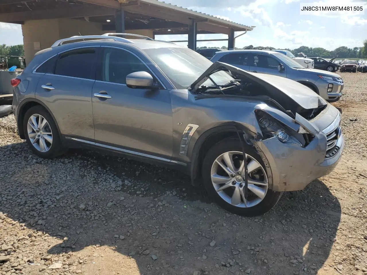 2015 Infiniti Qx70 VIN: JN8CS1MW8FM481505 Lot: 64852225