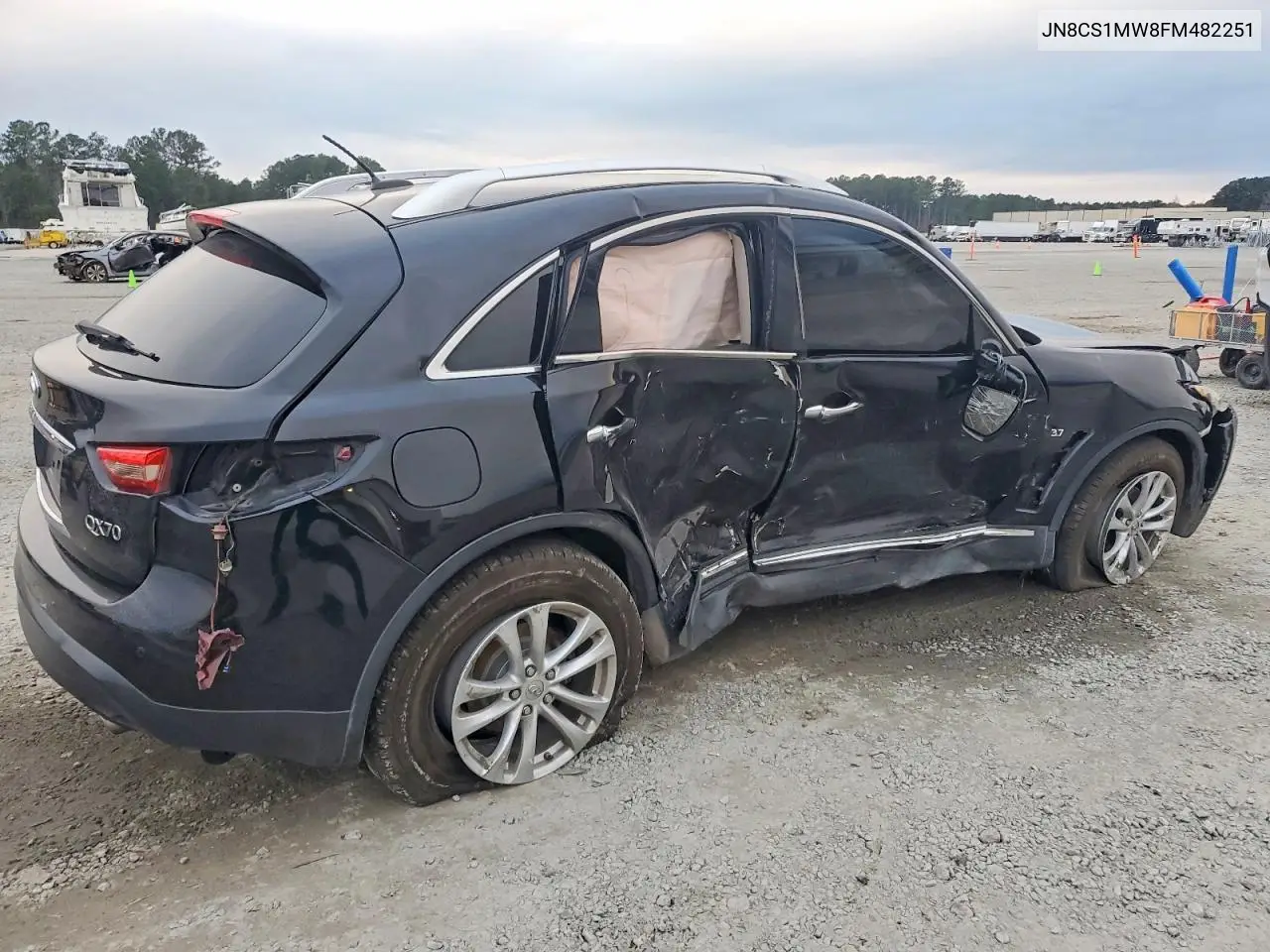 2015 Infiniti Qx70 VIN: JN8CS1MW8FM482251 Lot: 74251435