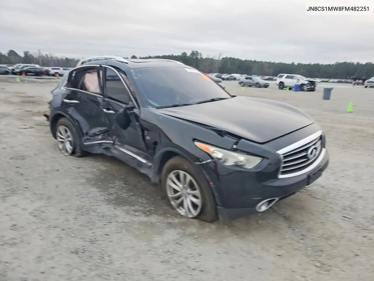 2015 Infiniti Qx70 VIN: JN8CS1MW8FM482251 Lot: 74251435
