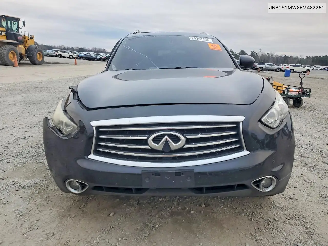 2015 Infiniti Qx70 VIN: JN8CS1MW8FM482251 Lot: 74251435