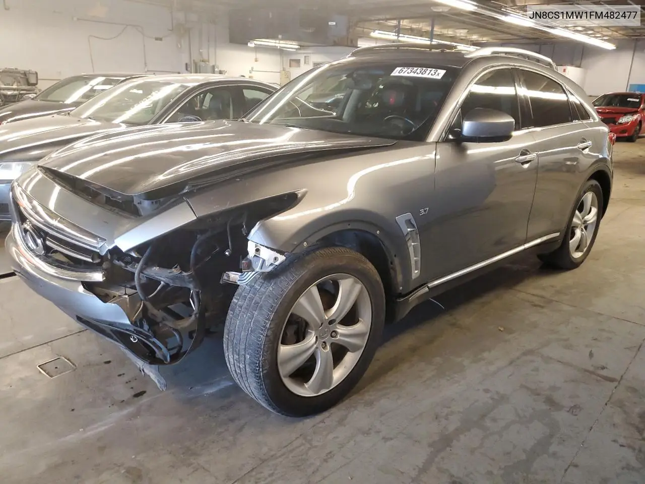 2015 Infiniti Qx70 VIN: JN8CS1MW1FM482477 Lot: 81468895