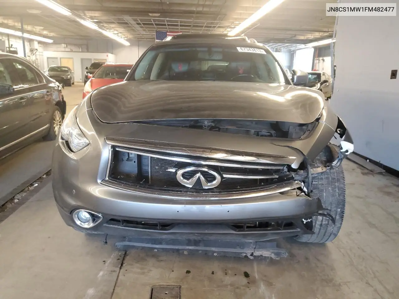 2015 Infiniti Qx70 VIN: JN8CS1MW1FM482477 Lot: 81468895