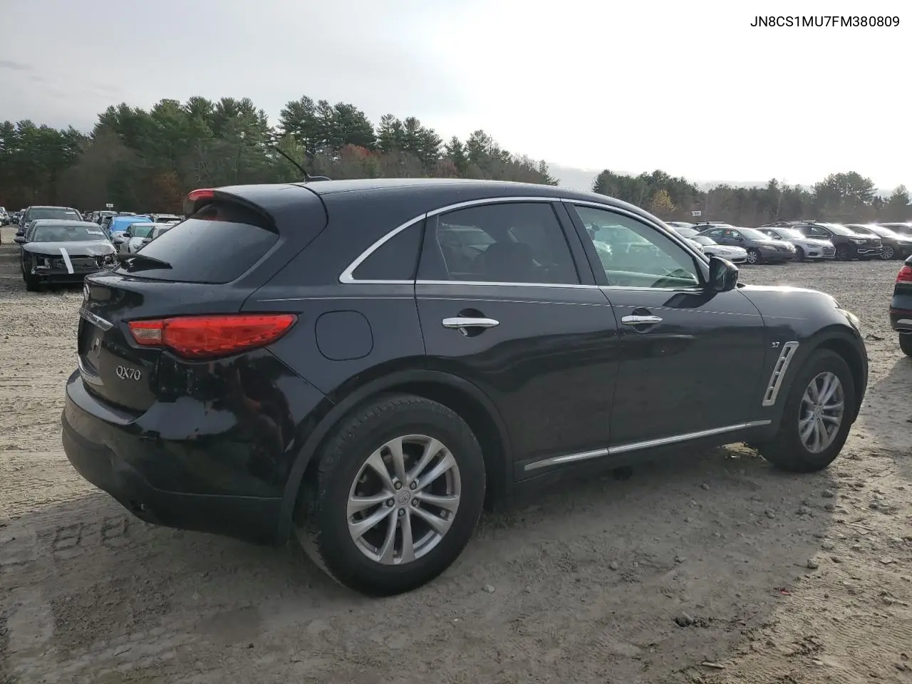 2015 Infiniti Qx70 Base VIN: JN8CS1MU7FM380809 Lot: 91103475