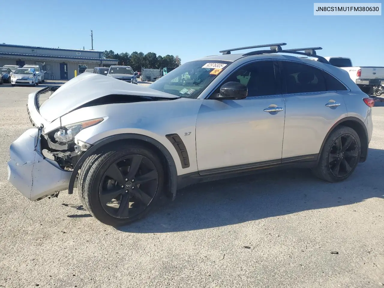 2015 Infiniti Qx70 VIN: JN8CS1MU1FM380630 Lot: 92976305