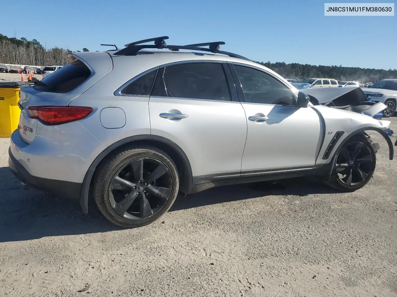 2015 Infiniti Qx70 VIN: JN8CS1MU1FM380630 Lot: 92976305