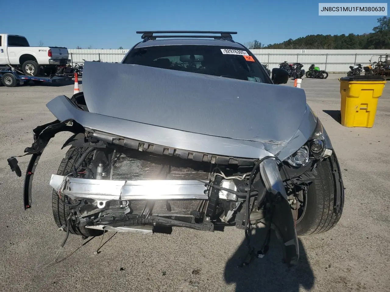 2015 Infiniti Qx70 VIN: JN8CS1MU1FM380630 Lot: 92976305