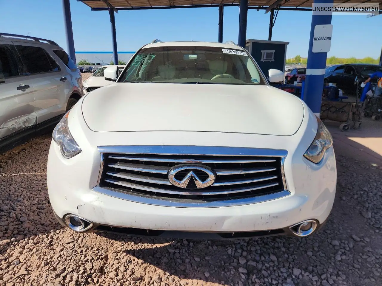 2016 Infiniti Qx70 Base VIN: JN8CS1MW7GM750160 Lot: 55630316