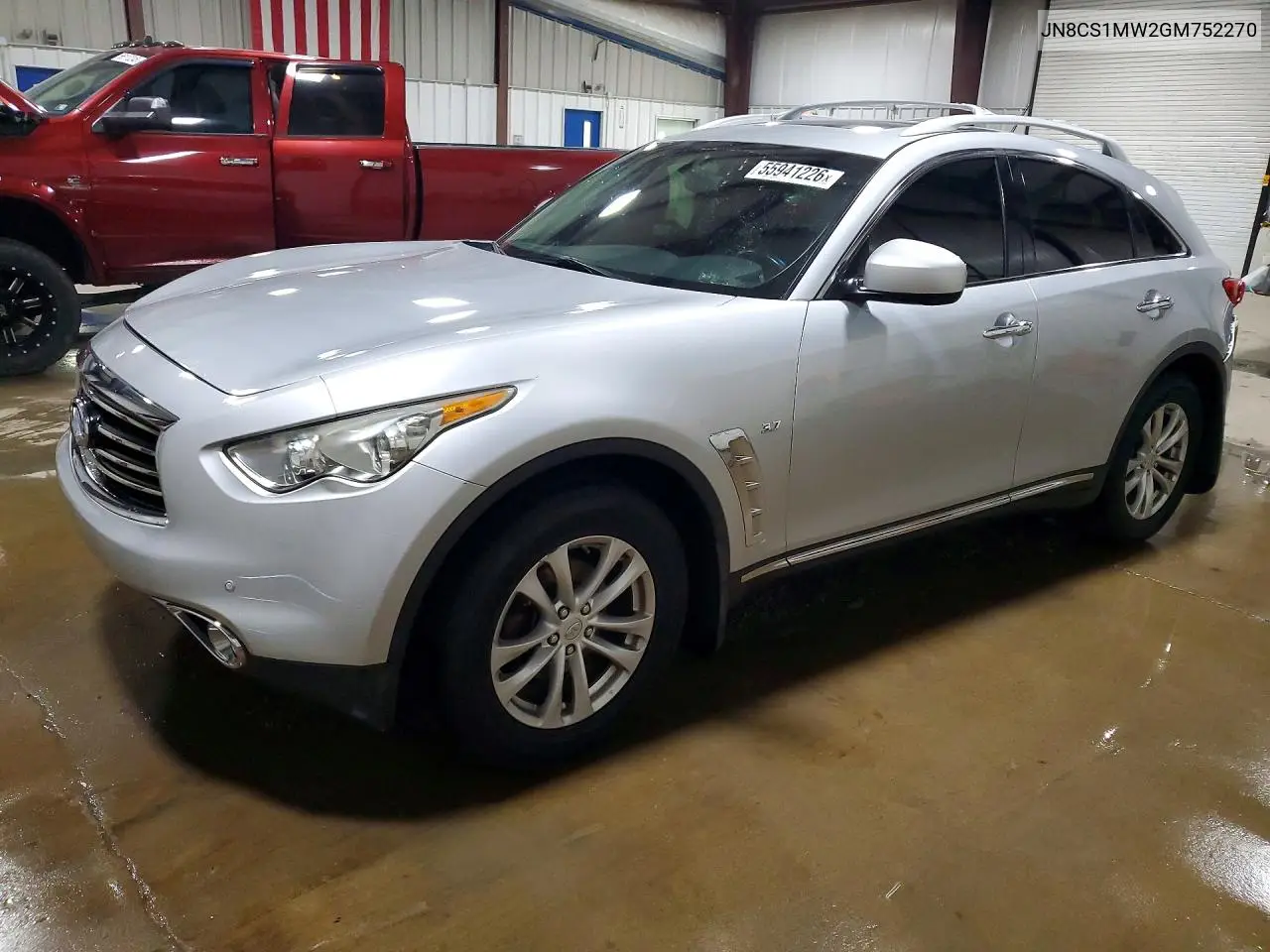 2016 Infiniti Qx70 Base VIN: JN8CS1MW2GM752270 Lot: 55941226