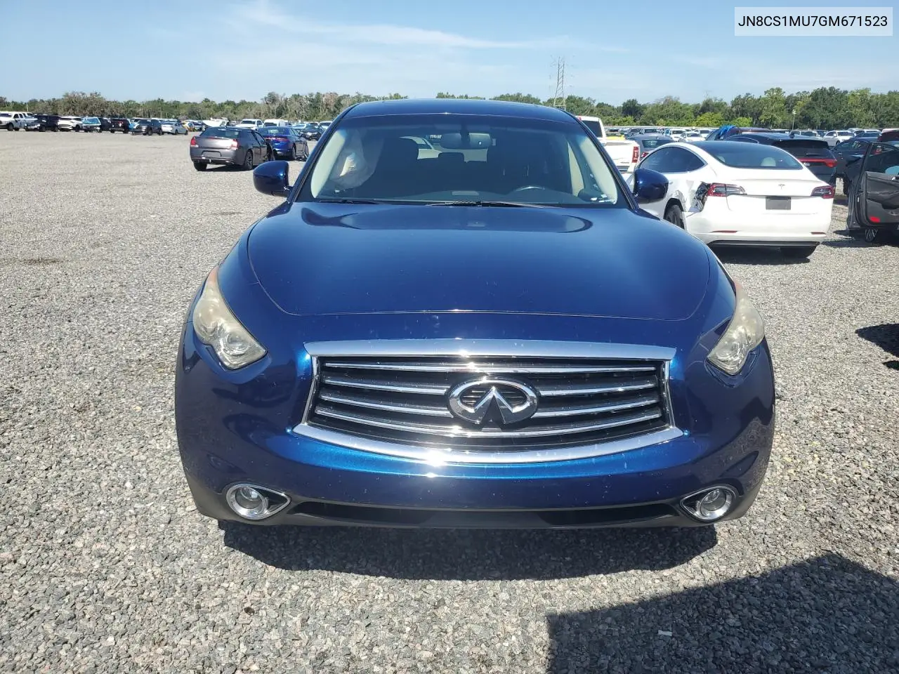 2016 Infiniti Qx70 Base VIN: JN8CS1MU7GM671523 Lot: 59056346