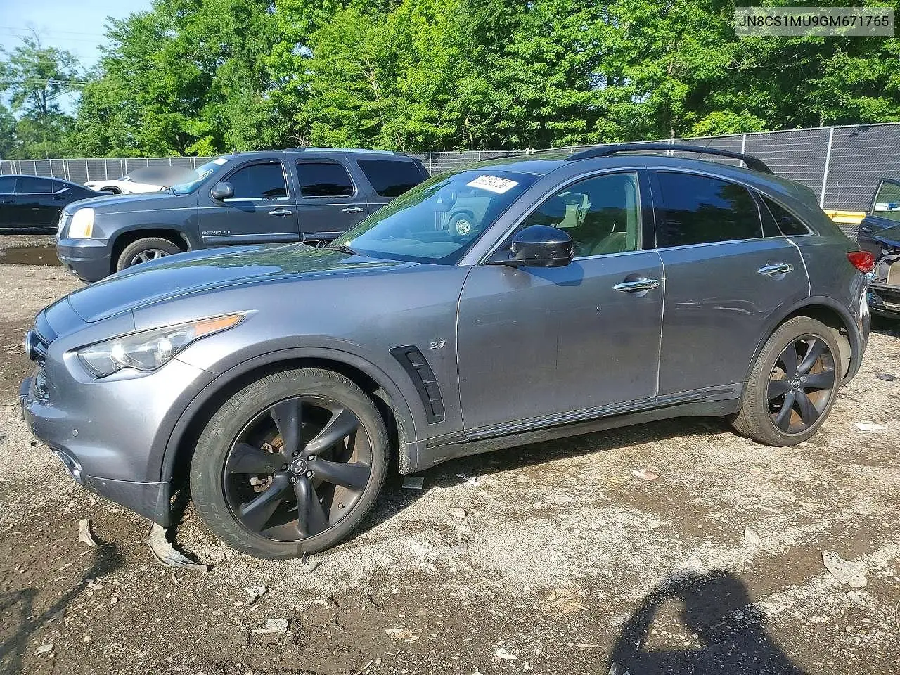 2016 Infiniti Qx70 Base VIN: JN8CS1MU9GM671765 Lot: 59193736