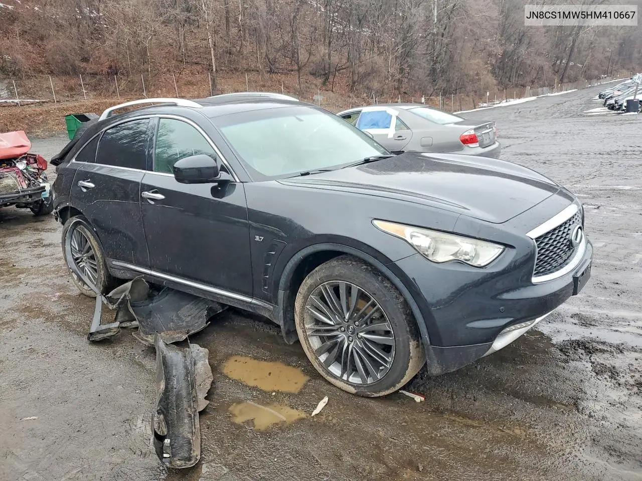2017 Infiniti Qx70 Base VIN: JN8CS1MW5HM410667 Lot: 41730066