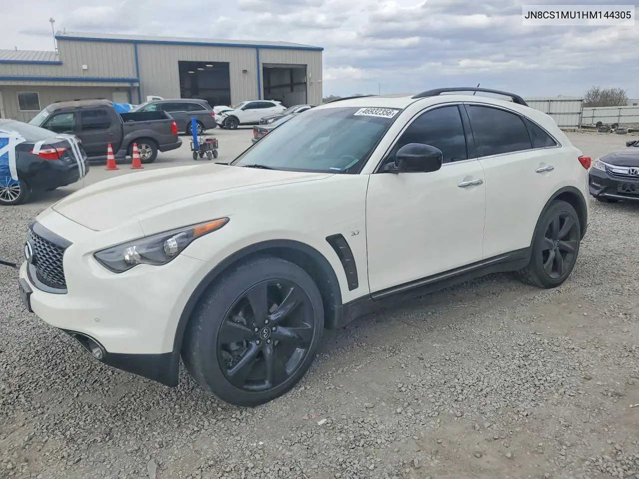 2017 Infiniti Qx70 Base VIN: JN8CS1MU1HM144305 Lot: 46932356