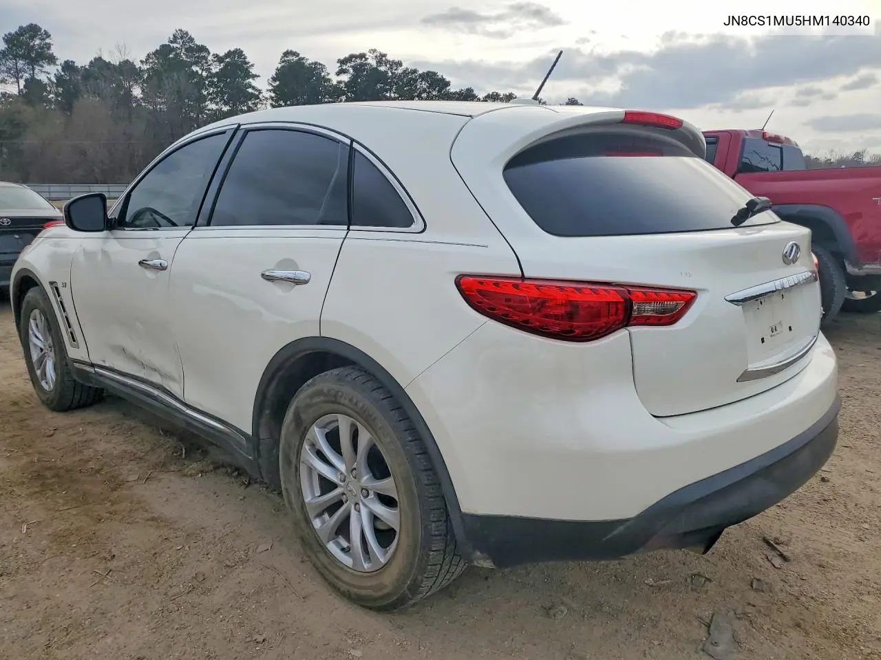 2017 Infiniti Qx70 VIN: JN8CS1MU5HM140340 Lot: 49143046
