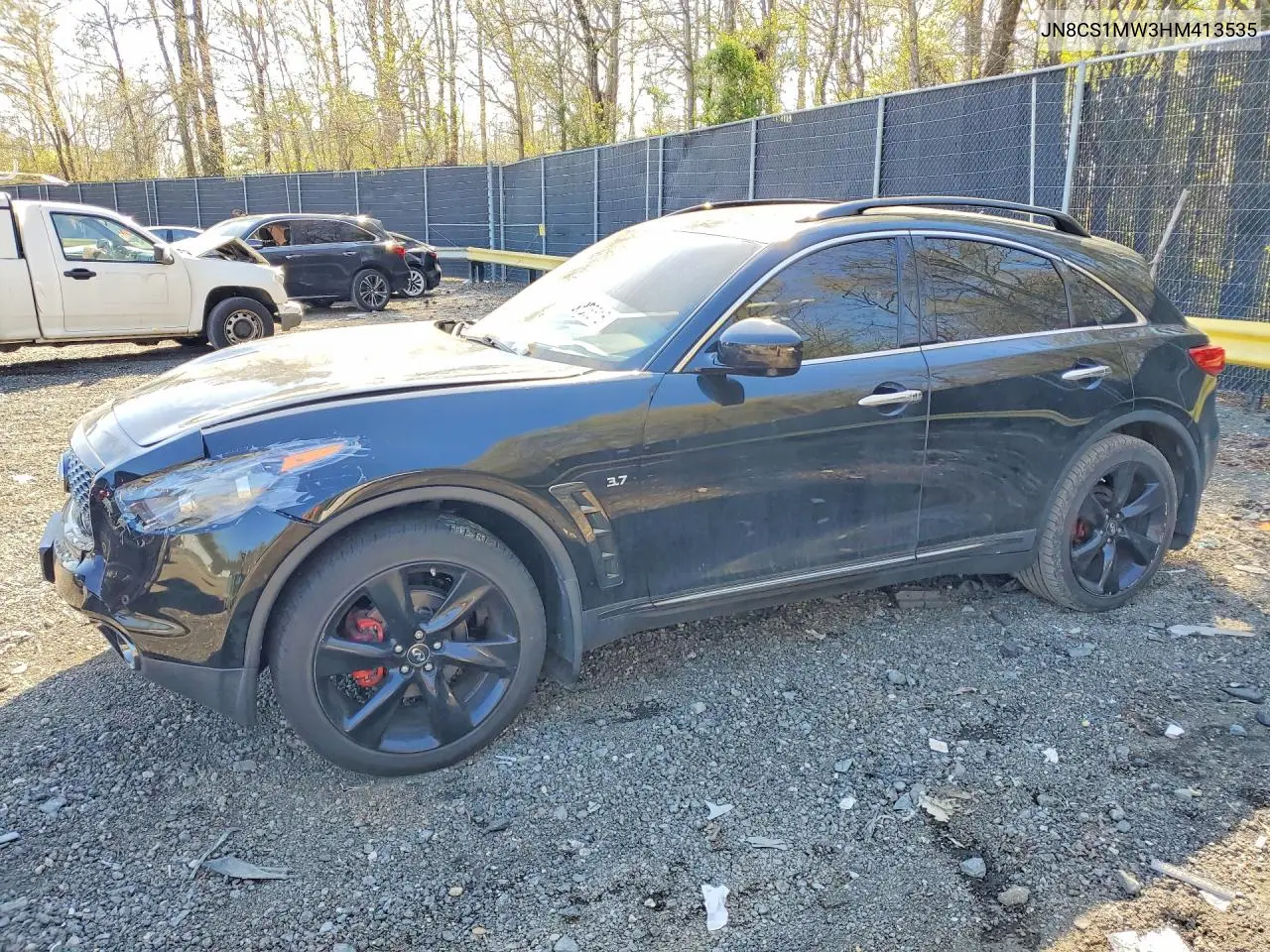 2017 Infiniti Qx70 Base VIN: JN8CS1MW3HM413535 Lot: 49305516