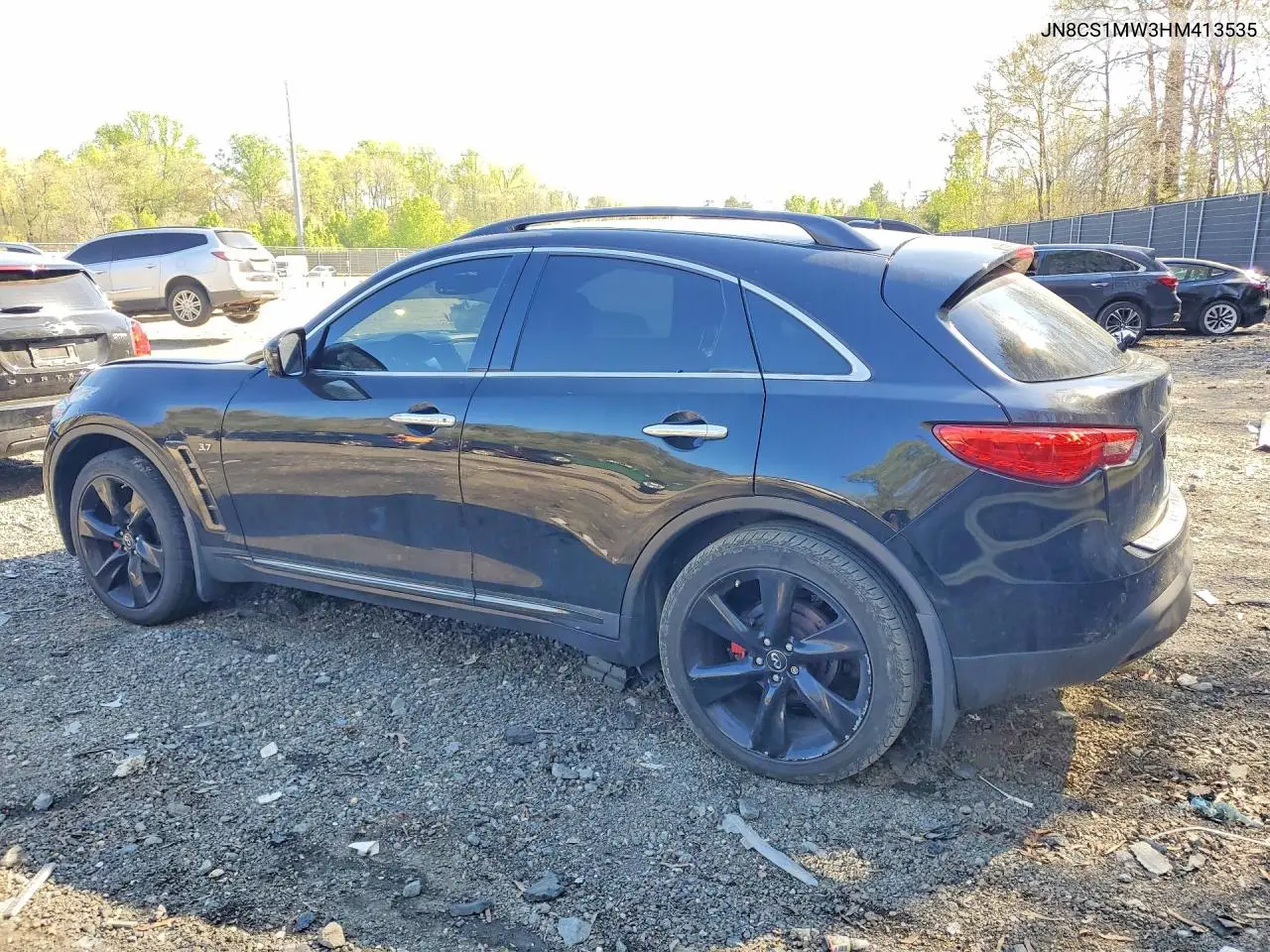 2017 Infiniti Qx70 Base VIN: JN8CS1MW3HM413535 Lot: 49305516