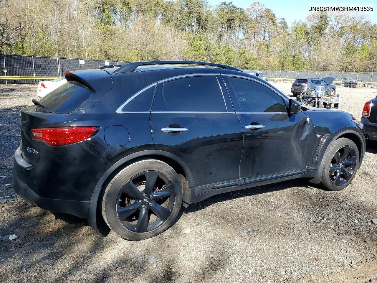 2017 Infiniti Qx70 Base VIN: JN8CS1MW3HM413535 Lot: 49305516