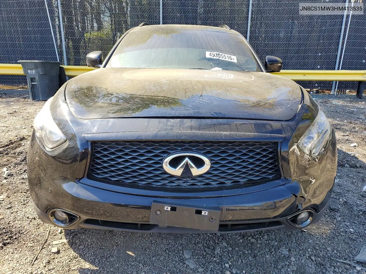 2017 Infiniti Qx70 Base VIN: JN8CS1MW3HM413535 Lot: 49305516