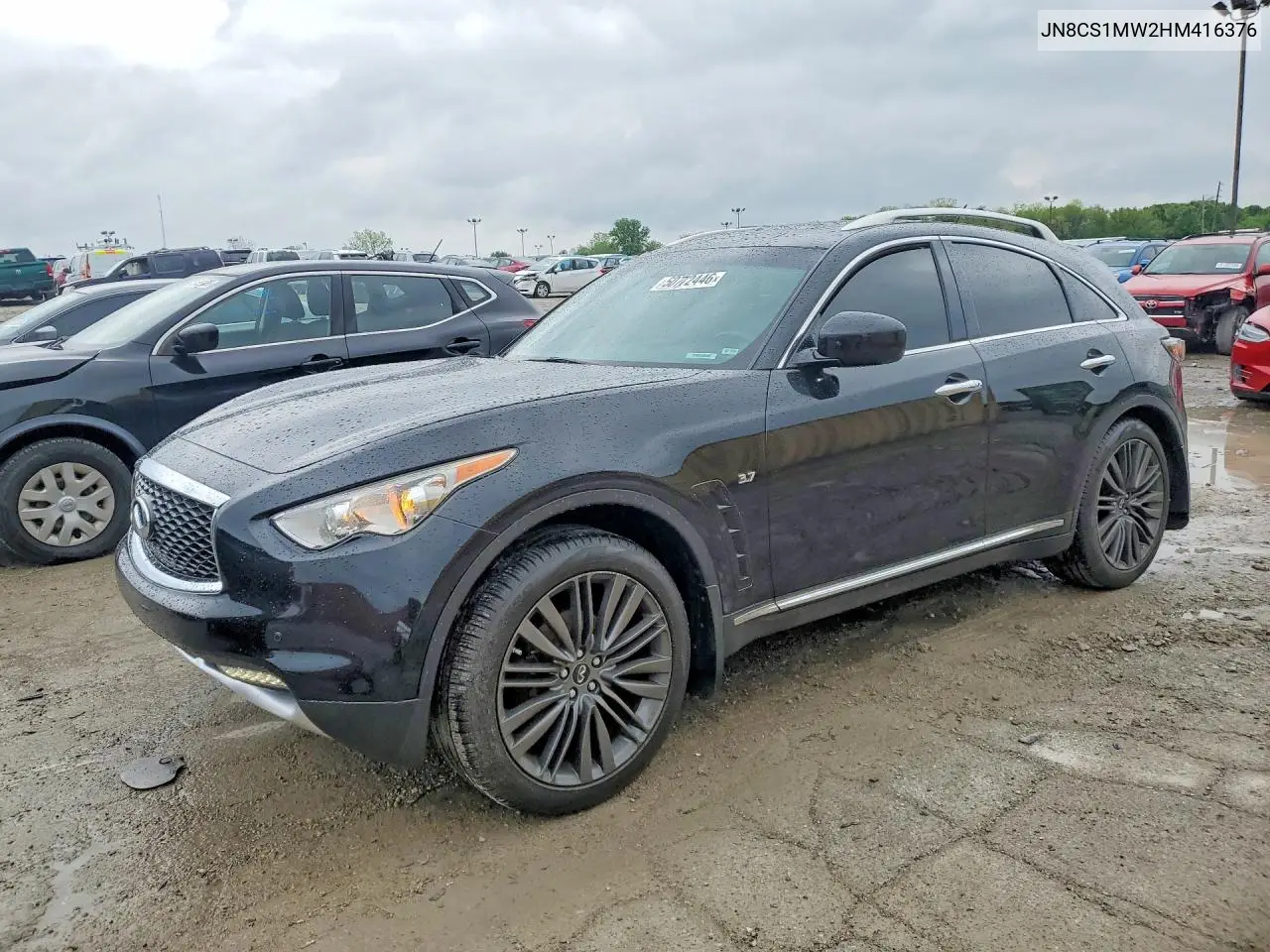 2017 Infiniti Qx70 Base VIN: JN8CS1MW2HM416376 Lot: 50772446