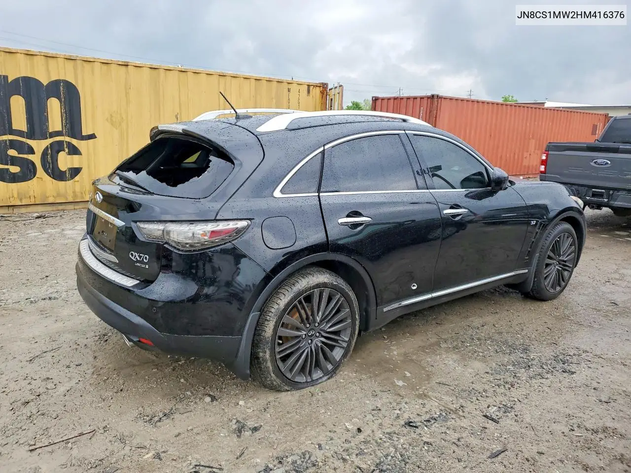 2017 Infiniti Qx70 Base VIN: JN8CS1MW2HM416376 Lot: 50772446