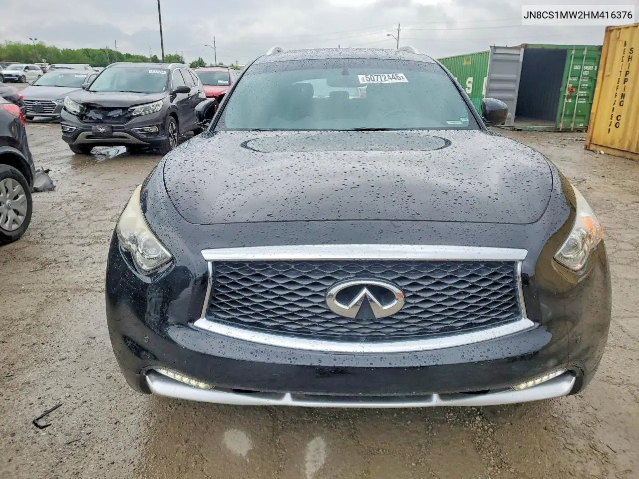 2017 Infiniti Qx70 Base VIN: JN8CS1MW2HM416376 Lot: 50772446