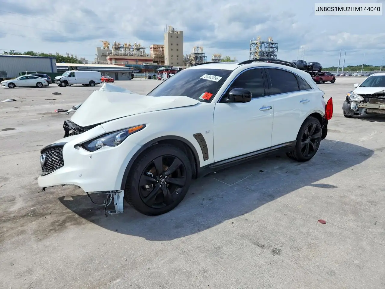 2017 Infiniti Qx70 Base VIN: JN8CS1MU2HM144040 Lot: 51862896