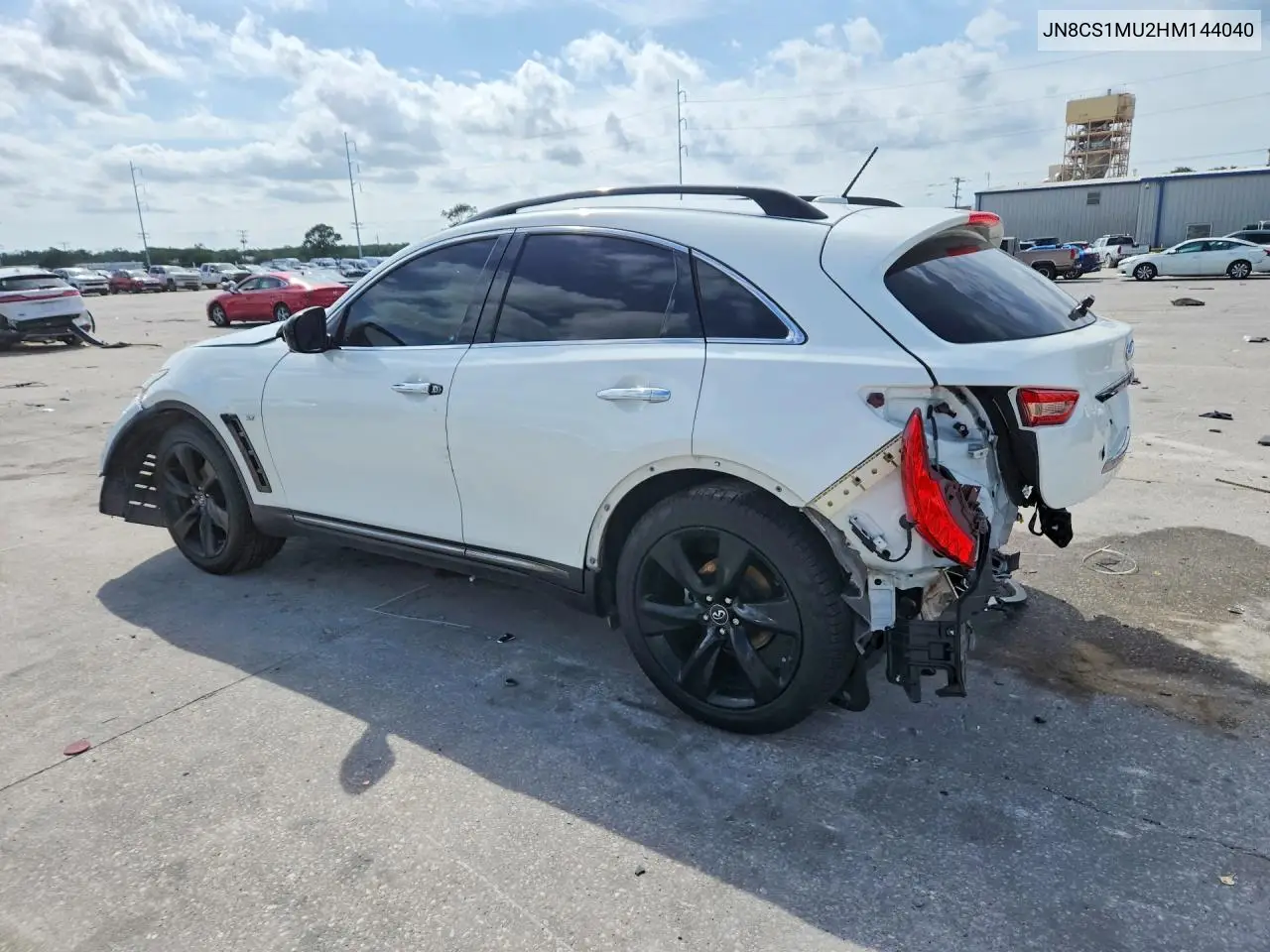 2017 Infiniti Qx70 Base VIN: JN8CS1MU2HM144040 Lot: 51862896