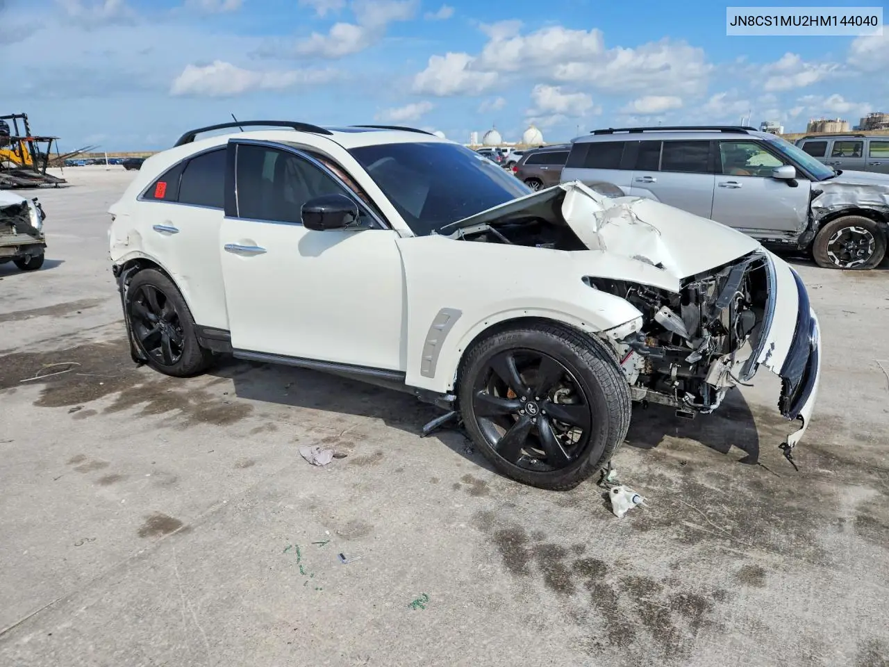 2017 Infiniti Qx70 Base VIN: JN8CS1MU2HM144040 Lot: 51862896