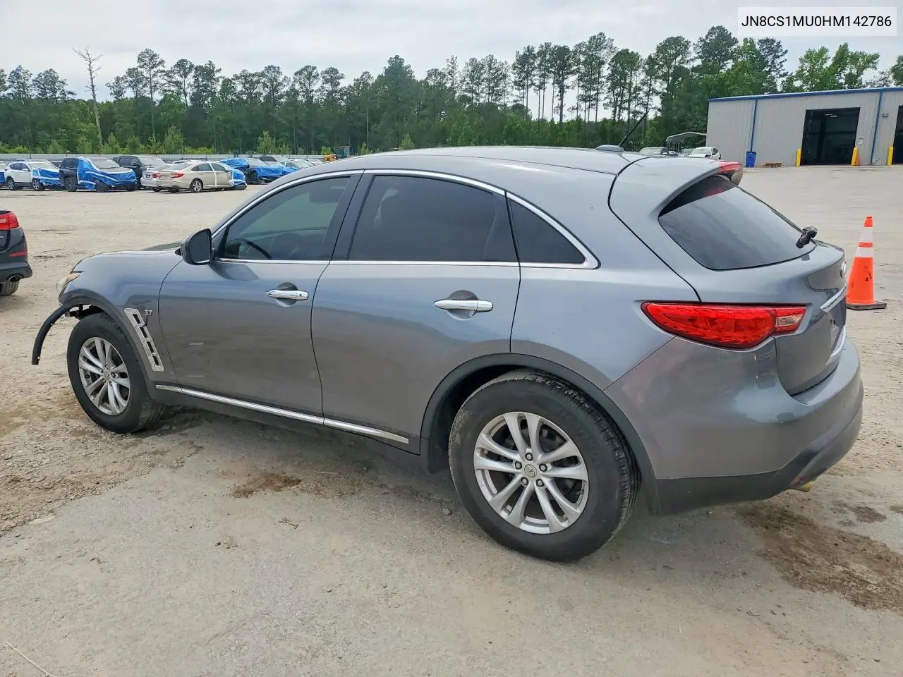 2017 Infiniti Qx70 Base VIN: JN8CS1MU0HM142786 Lot: 52700706