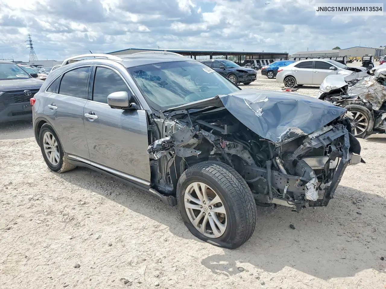 2017 Infiniti Qx70 Base VIN: JN8CS1MW1HM413534 Lot: 53230866