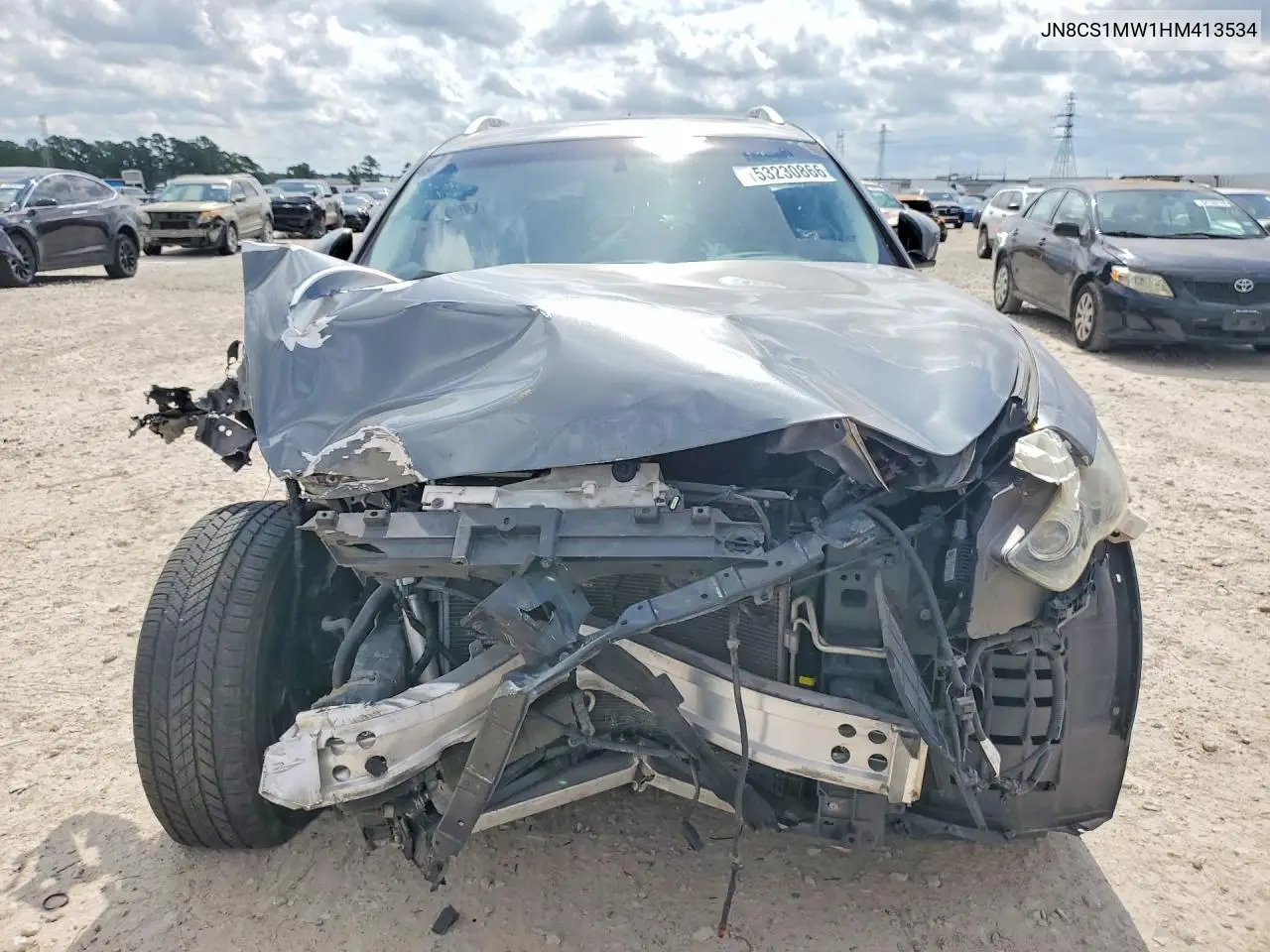 2017 Infiniti Qx70 Base VIN: JN8CS1MW1HM413534 Lot: 53230866