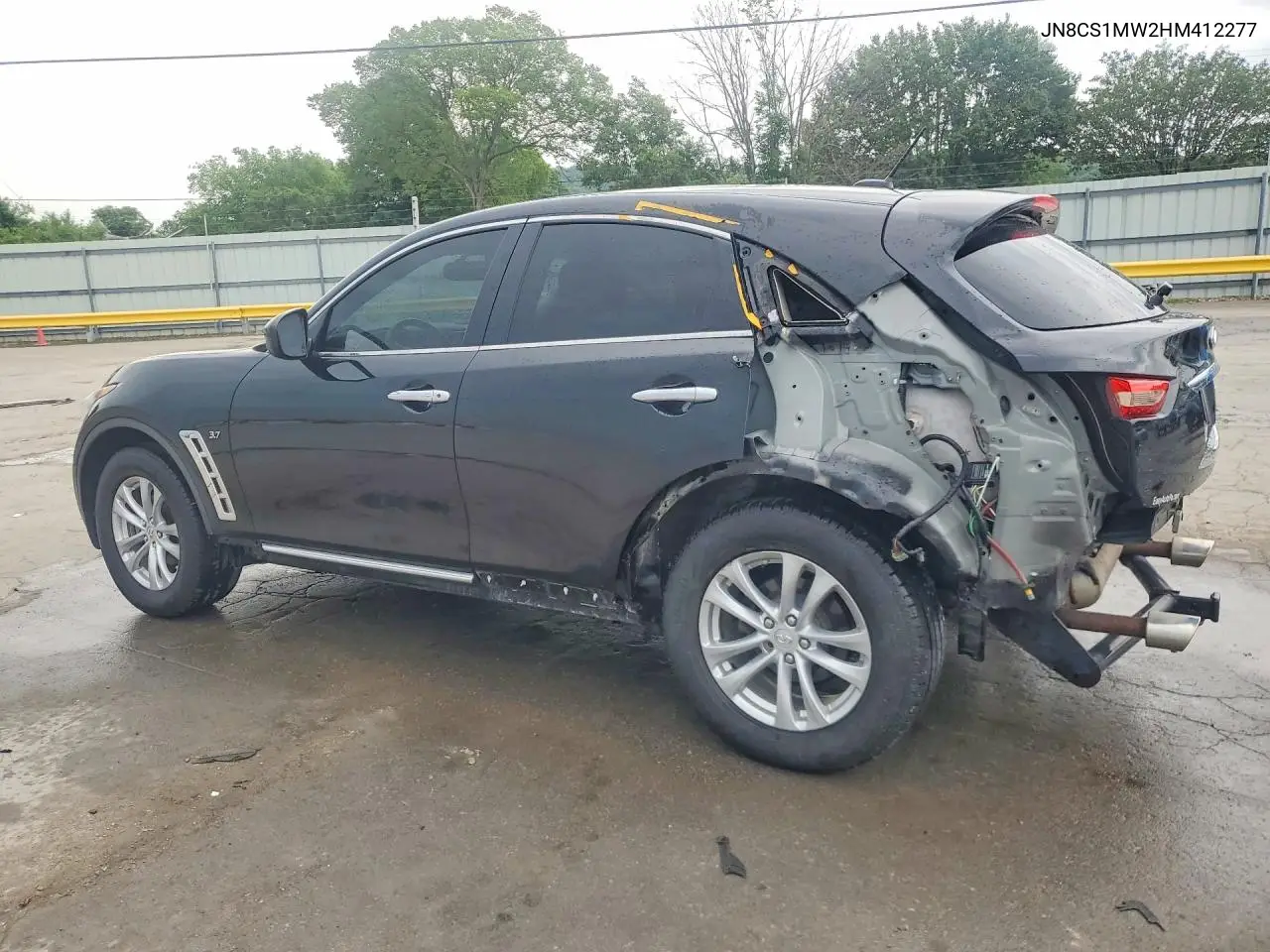 2017 Infiniti Qx70 Base VIN: JN8CS1MW2HM412277 Lot: 55629736