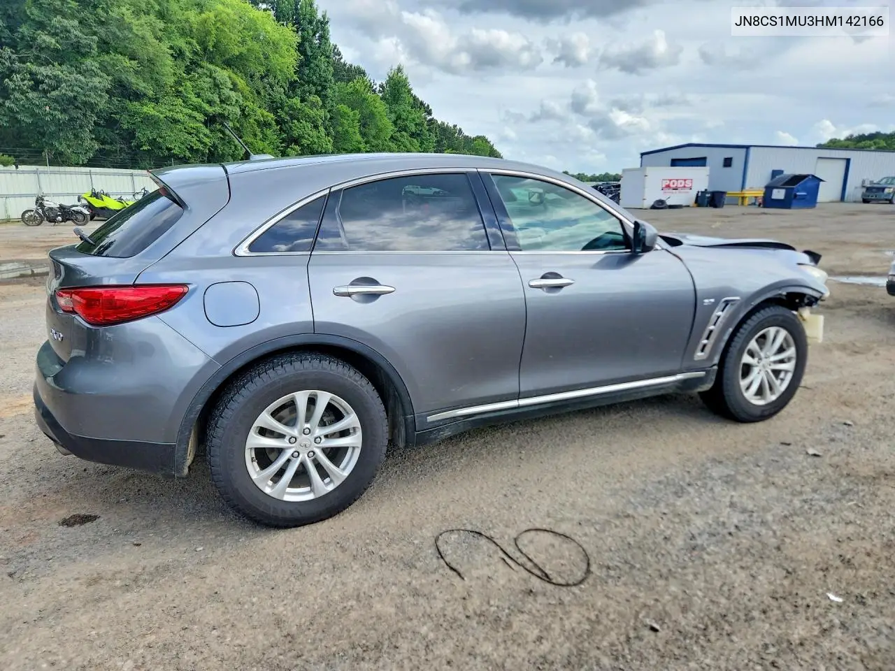 2017 Infiniti Qx70 Base VIN: JN8CS1MU3HM142166 Lot: 56439796
