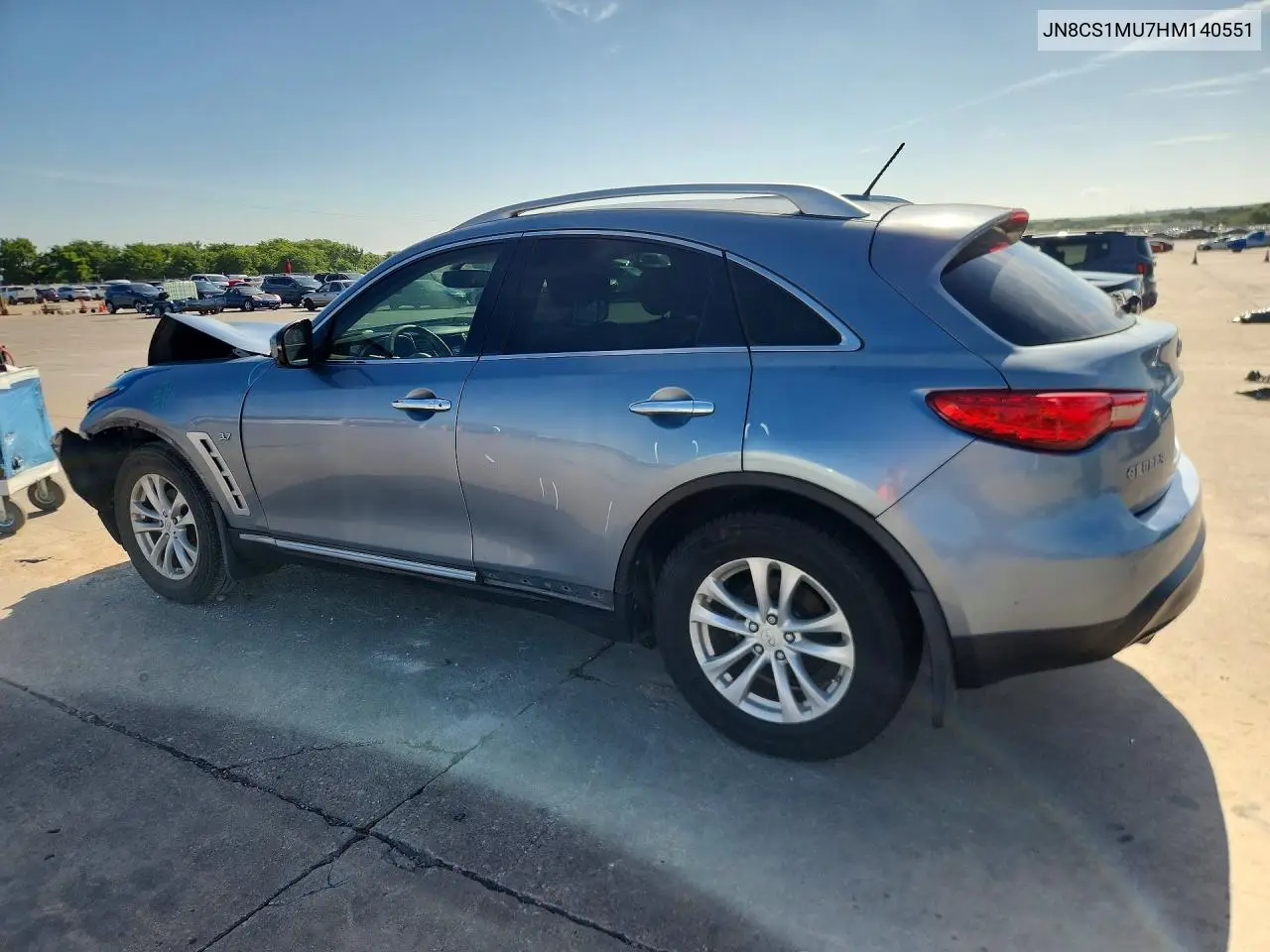2017 Infiniti Qx70 Base VIN: JN8CS1MU7HM140551 Lot: 57139536